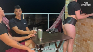 Married woman ride my cock in front of her cuck (Part one)