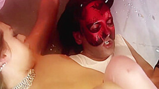 4-way Anal Gangbang! Triple Ass-to-mouth Cum Facial & Double Penetration 9 Min