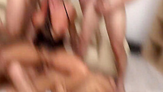 Aubrey Black 6 on 1 DAP Hardcore gangbang