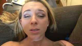 Wake Brooke up so you can Cum on her Tits