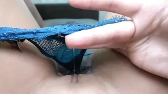 Tiny Teen with Exxxtra Wet Panties POV