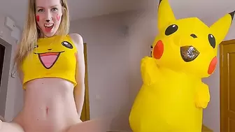 Pikachu Teen used her Riding Skills to get Impregnated! Super Effective!
