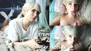 Stepsister Paid with her Body for a Broken Gamepad (cum face)❤MollyRedWolf