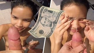Barely Legal Thai Street Teen Fucked and Facialized for 5 Dollars