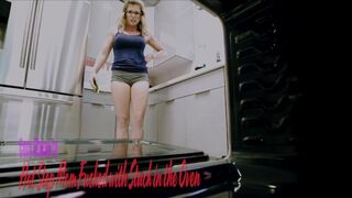 Slammed my Step Mom while she was Stuck in the Oven - Cory Chase