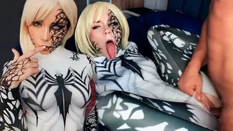 Anti-Venom Deep Blowing and Sensual Fucking - Cosplay