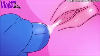 Blue Rides Pink in the Booty and she Asks him to Insert his Wang Faster - among us Anime