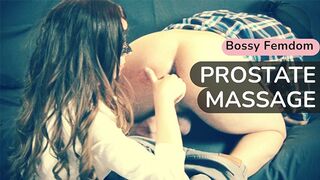 Bossy FEMDOM - PROSTATE Massage Approved... Cums Denied!