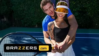 Brazzers - Gina Valentina Gets a Muscle Sprain & Xander Corvus Soothes her Pain with his Large Prick