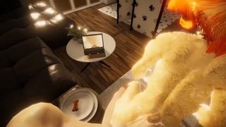 Playing with a Furry in VR!