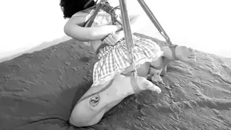 Kinktober day 11: FIGGING KINK - Tied up and climax with Redhead root inside her rear-end: Bdsmlovers91