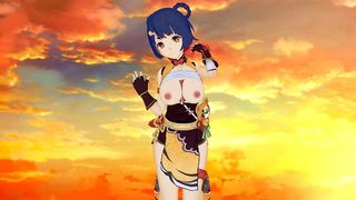 GENSHIN IMPACT Alluring and horny XIANGLING become so wet (3D CARTOON)