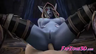 Sylvanas with Monstrous Perfect Rear-End Collection Best of Rides Scenes