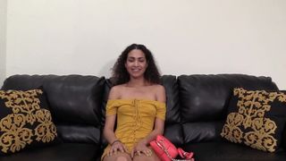 21 yo Tall Tiny Titty Gia Buttholed Poked In Her First Audition!