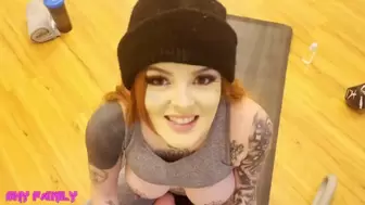 Anal Enjoying Step Sis Gets CAUGHT Doing Yoga By Her & Gets Her Butt-Hole Stretched!