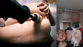 Extreme Anal Madness - Power Drill Destruction two Cams View