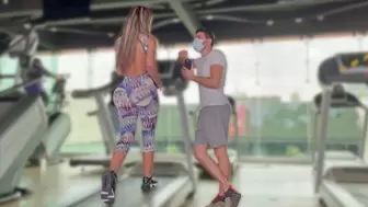 Colombian Bubble Bum Whore Gets Picked Up From The Gym To Have A Unforgettable SEX!