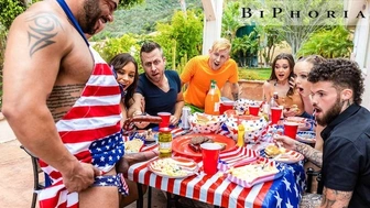 Biphoria - 4th Of July Sexy Af Bi Orgy ft Aften Opal, Hatler Gurius N'MORE!!