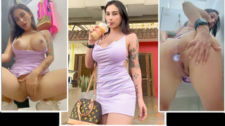 Chica colombiana de 23 años se masturba en el centro comercial de colombia ???????? ( JENIFERPLAY )