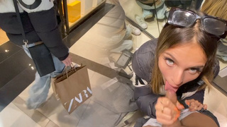 FIRST TIME blowing meat and fucking in FITTING ROOM | SHOPPING | PUBLIC ARGENTINA